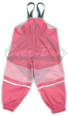 China pink fleece overall for baby